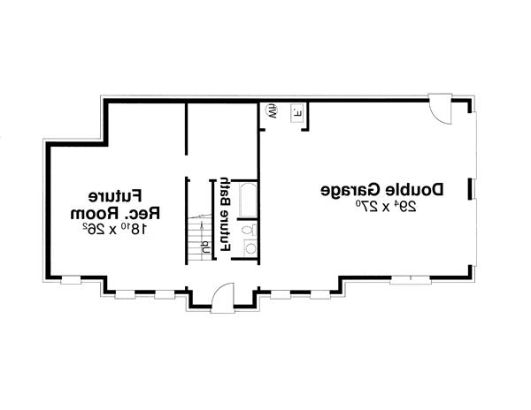 Lower Level image of ANNISTON House Plan